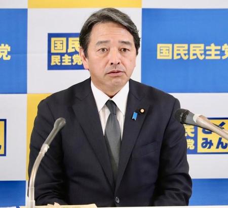 国民民主党の榛葉賀津也幹事長