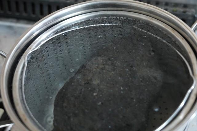 0日目。石についているかもしれない苔の胞子を全て落とすため鍋で煮込む様子。偉大なチャレンジはこの投稿から始まりました。