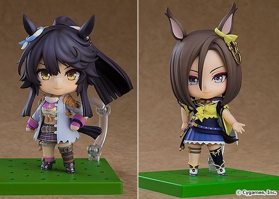 ナリタブライアン（左）と「エアグルーヴ」のねんどろいど© Cygames, Inc.