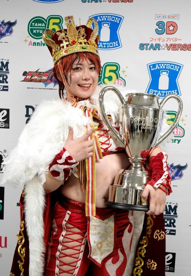 史上初の全勝で「5★STAR GP」を制した舞華＝スターダム24年8・31武蔵野の森総合スポーツプラザ大会