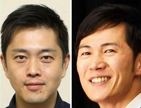 吉村洋文氏（左）と石丸伸二氏