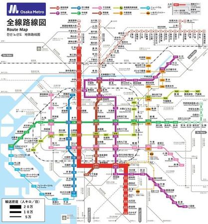 南北の線が太く、東西の線が細いのが印象的