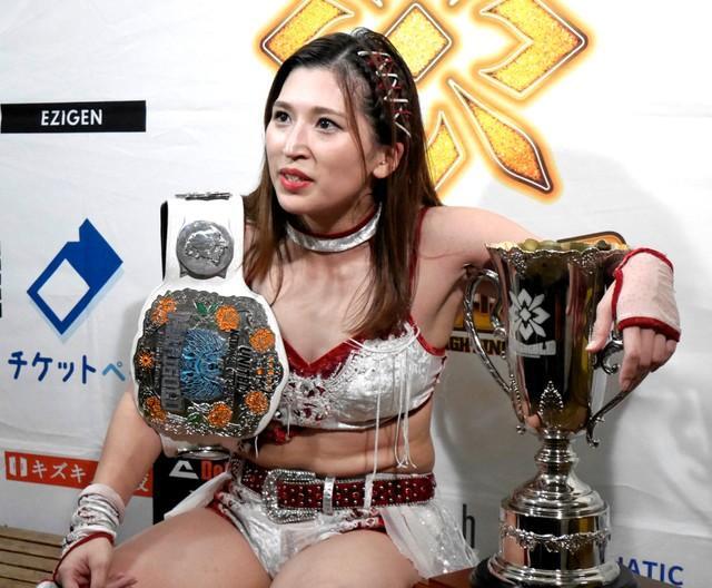 青野未来 進化証明するV3防衛、桜井麻衣＆MIRAI組はV4【マリー