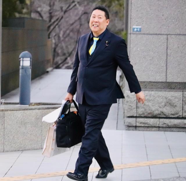 立花孝志氏 インフル感染を報告「しっかり休みます！」22日の任意聴取