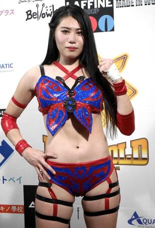 田中きずなを相手にプロレスデビューを果たした橘渚