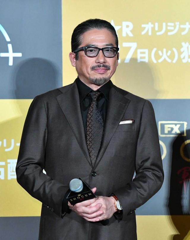 「SHOGUN 将軍」の来日イベントに出演した真田広之＝2024年2月19日撮影