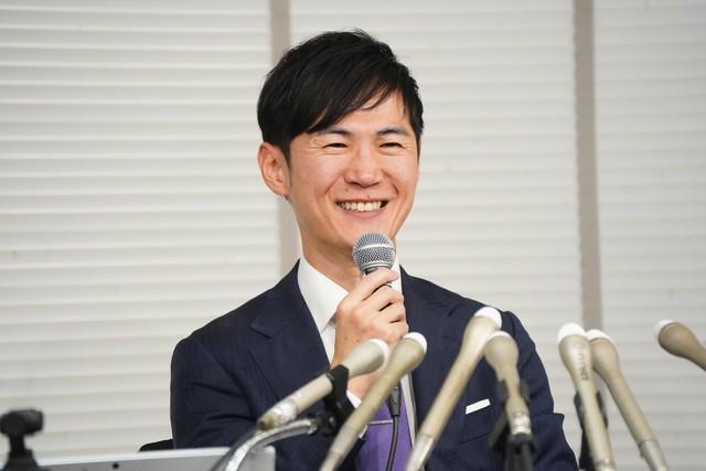 新党立ち上げの会見を行った石丸伸二氏