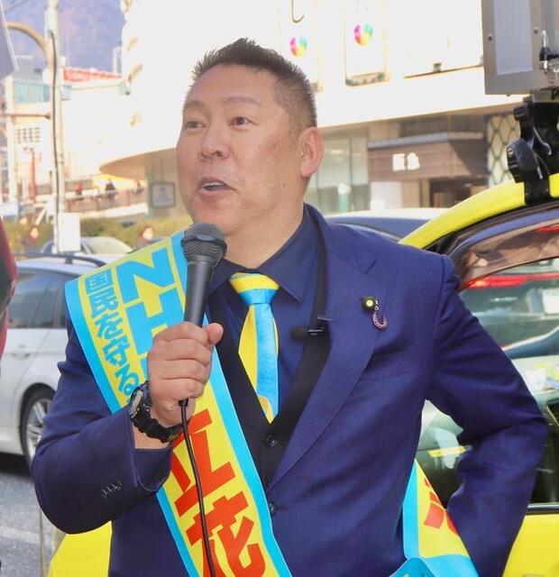 立花孝志氏の演説で支持者、アンチが騒然！神戸で千葉県知事選 フリー