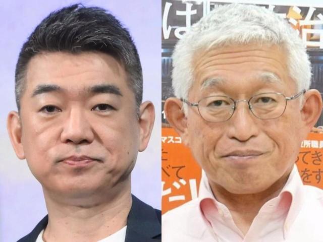 　橋下徹氏（左）と泉房穂氏