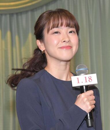フジテレビ・三上真奈アナウンサー＝2019年1月撮影