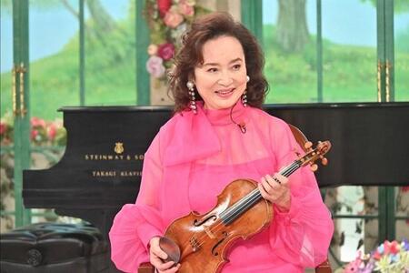 6月6日放送の「徹子の部屋」に出演する前橋汀子＝提供