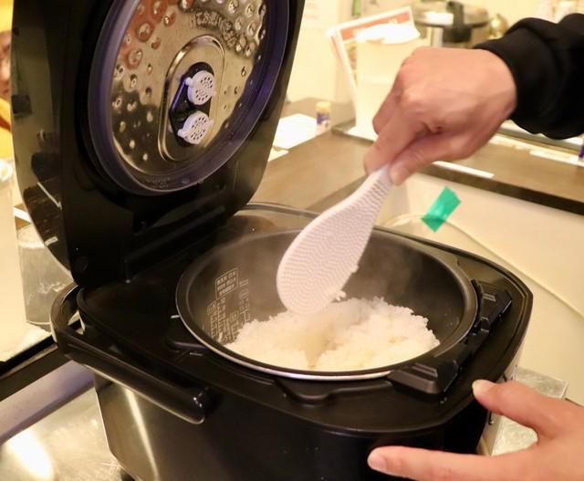 ふっくら炊き上がった古古米