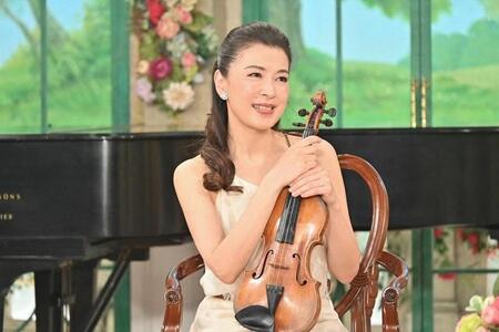 13日放送の「徹子の部屋」に出演する川井郁子＝テレビ朝日提供