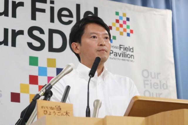 兵庫県の斎藤元彦知事＝県庁