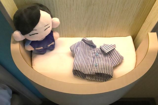 いつも一緒のぬいぐるみと、お揃いのガウンが着られる！感動