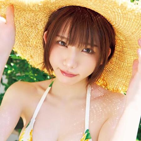 「ヤングアニマルWeb」（白泉社）に登場したえなこ＝撮影・フジシロタカノリ