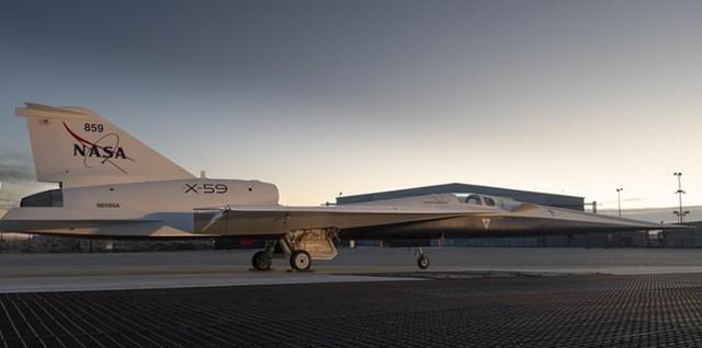 NASAが「X-59」の画像公開 静かな超音速機「初飛行まであと少し