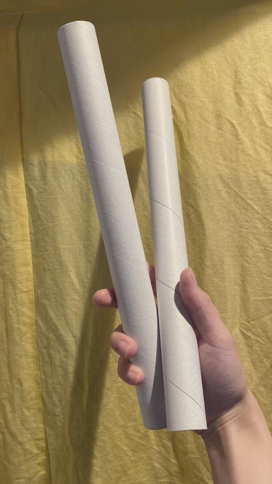 法螺貝が無くても大丈夫！ラップで代用できます