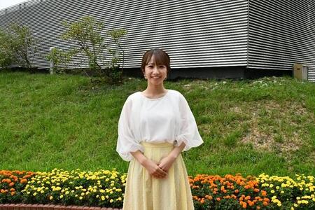 ABCテレビ「news おかえり」の新お天気リポーターに就任した堀部真子さんⓒABCテレビ