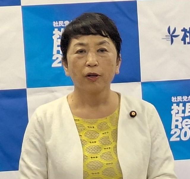 社民党・福島瑞穂党首