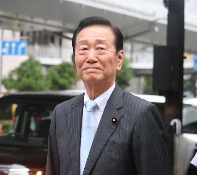 立憲民主党・小沢一郎衆院議員＝JR大阪駅前