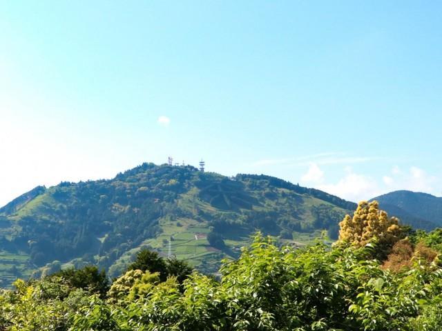 掛川市粟ヶ岳の遠景