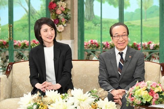 「徹子の部屋」に出演する（左から）天海祐希、小日向文世＝テレビ朝日提供