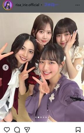 Juice=Juice　入江里咲のインスタグラム＠risa_irie.officialより