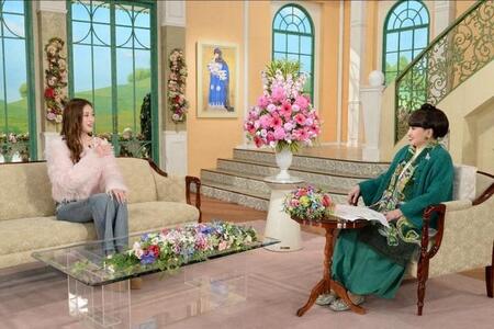 「徹子の部屋」に出演するゆうちゃみ＝テレビ朝日提供