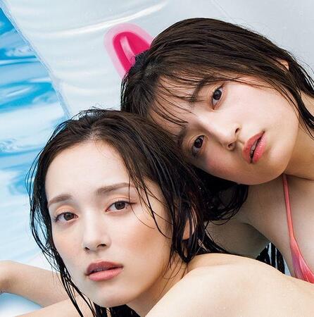 都丸紗也華＆都丸亜華梨「週刊SPA!」（扶桑社）2026年1月27日号より＝撮影／Takeo Dec. ヘアメイク／田森春菜・加藤怜奈（JULLY） スタイリング／KAN コーディネート／ハングアウトクリエーション