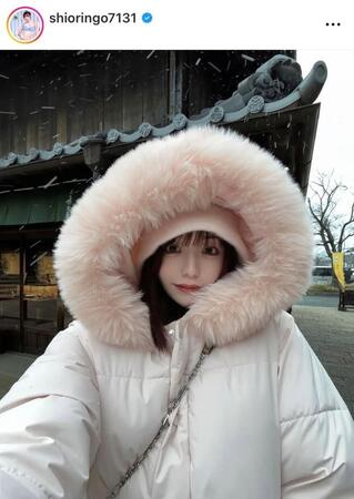 仲根詩織インスタグラム(＠shioringo7131)より