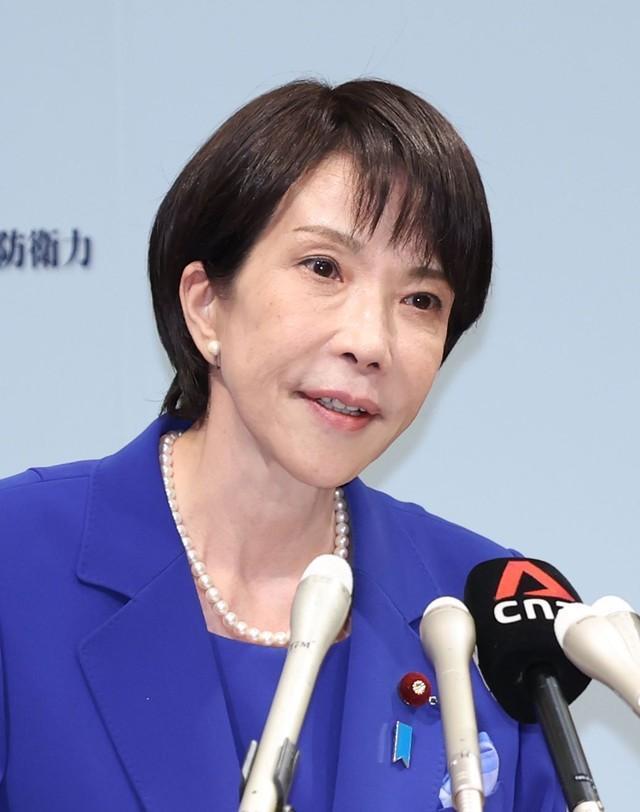 総裁選出馬会見に臨む高市早苗氏＝衆院議員会館
