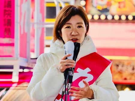 れいわ新選組の大石晃子共同代表