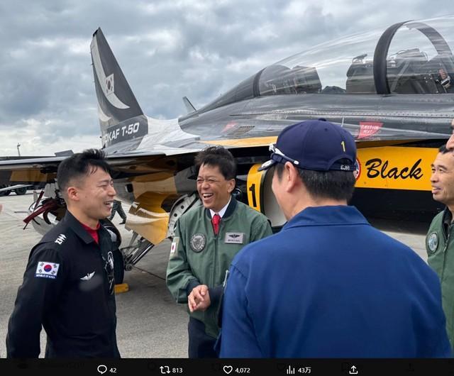 韓国空軍 ブラックイーグルス F⁄A-50 操縦士用 パッチ ワッペン 韓国