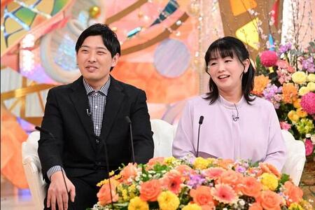48歳のバツ2妻と14歳下の夫＝「新婚さんいらっしゃい！」ⓒABCテレビ