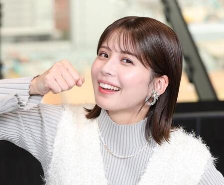 大仁田美咲アナウンサー（撮影・中田匡峻）