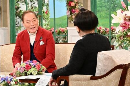 「徹子の部屋」　黒柳徹子（右）、ヨネスケ＝テレビ朝日提供