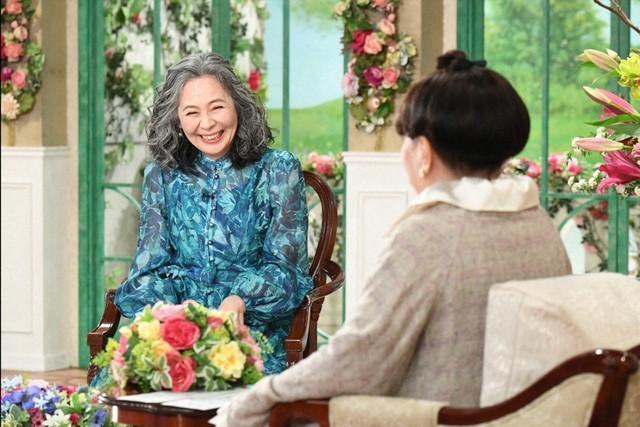 「徹子の部屋」（右から）黒柳徹子、萩尾みどり＝テレビ朝日提供