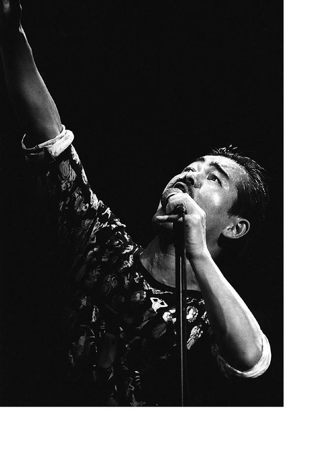 伝説のバンド「じゃがたら」のボーカル・江戸アケミ。映画「ストリート・キングダム」で中村獅童が演じた役のモデルとなった（撮影・松原研二）