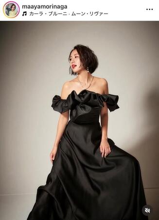 守永真彩インスタグラム(@maayamorinaga)より