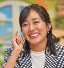 前田春香アナウンサー（撮影・出月俊成）