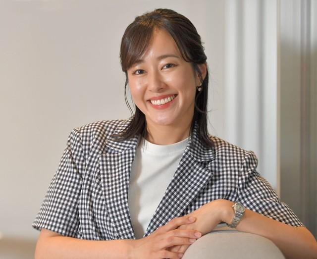 前田春香アナウンサー（撮影・出月俊成）
