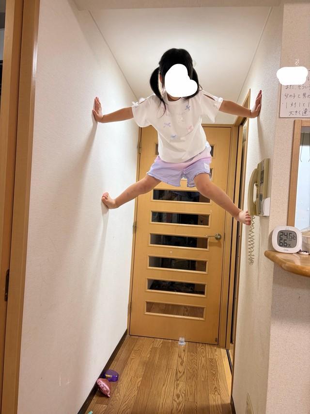 天井に到達！（ゆんちゃんさん提供）
