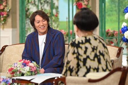 「徹子の部屋」   黒柳徹子(右)、狩野英孝＝テレビ朝日提供
