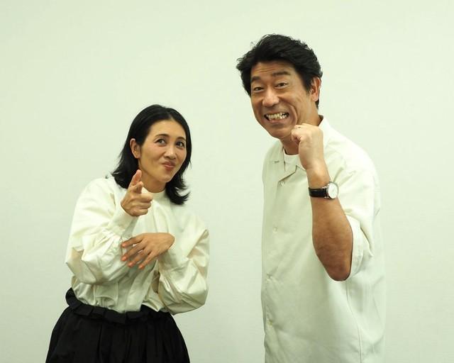 ミラクルひかる（左）と原口あきまさ
