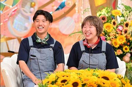 能登町の山あいにある「ケロンの小さな村」を営む夫妻＝「新婚さんいらっしゃい！」ⓒABCテレビ