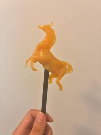 飴細工「馬」（oh!脳さん提供）