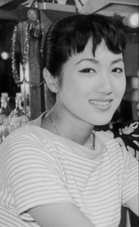 日活映画で活躍した若き日の女優・白木万理（当時・マリ）さん（立川真由美さん提供）