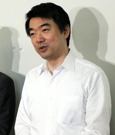 バラエティー討論番組に出演する橋下徹大阪市長＝大阪市内