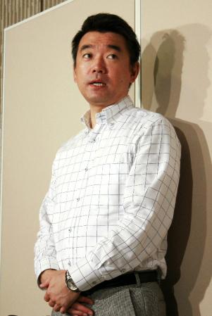 自身の主導で進めた民間登用人材の相次ぐセクハラ疑惑について言及した橋下徹大阪市長